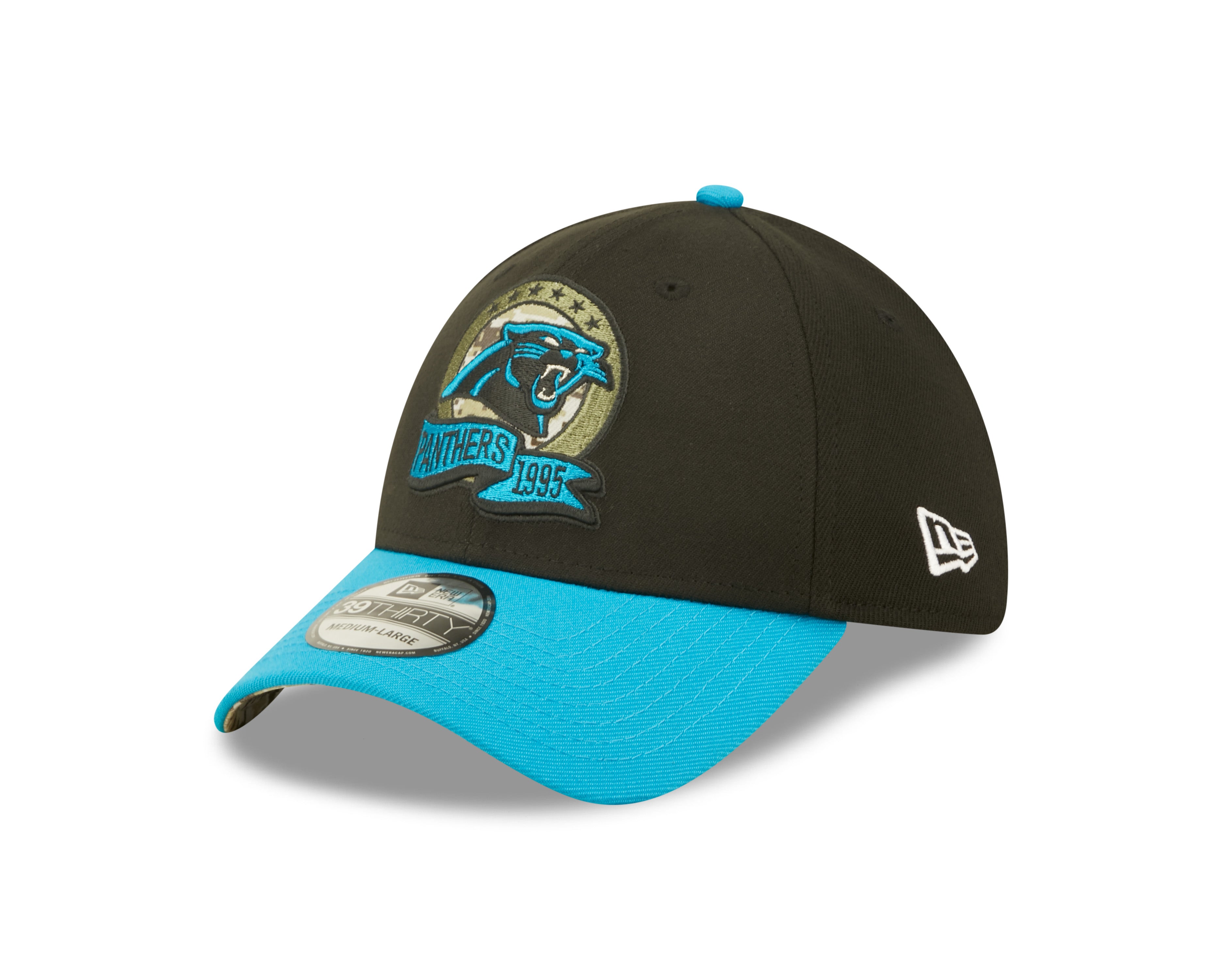 New Era Carolina Panthers NFL 39THIRTY Stretch Fit Cap Black New Era Carolina Panthers NFL 39THIRTY Stretch Fit Cap Black