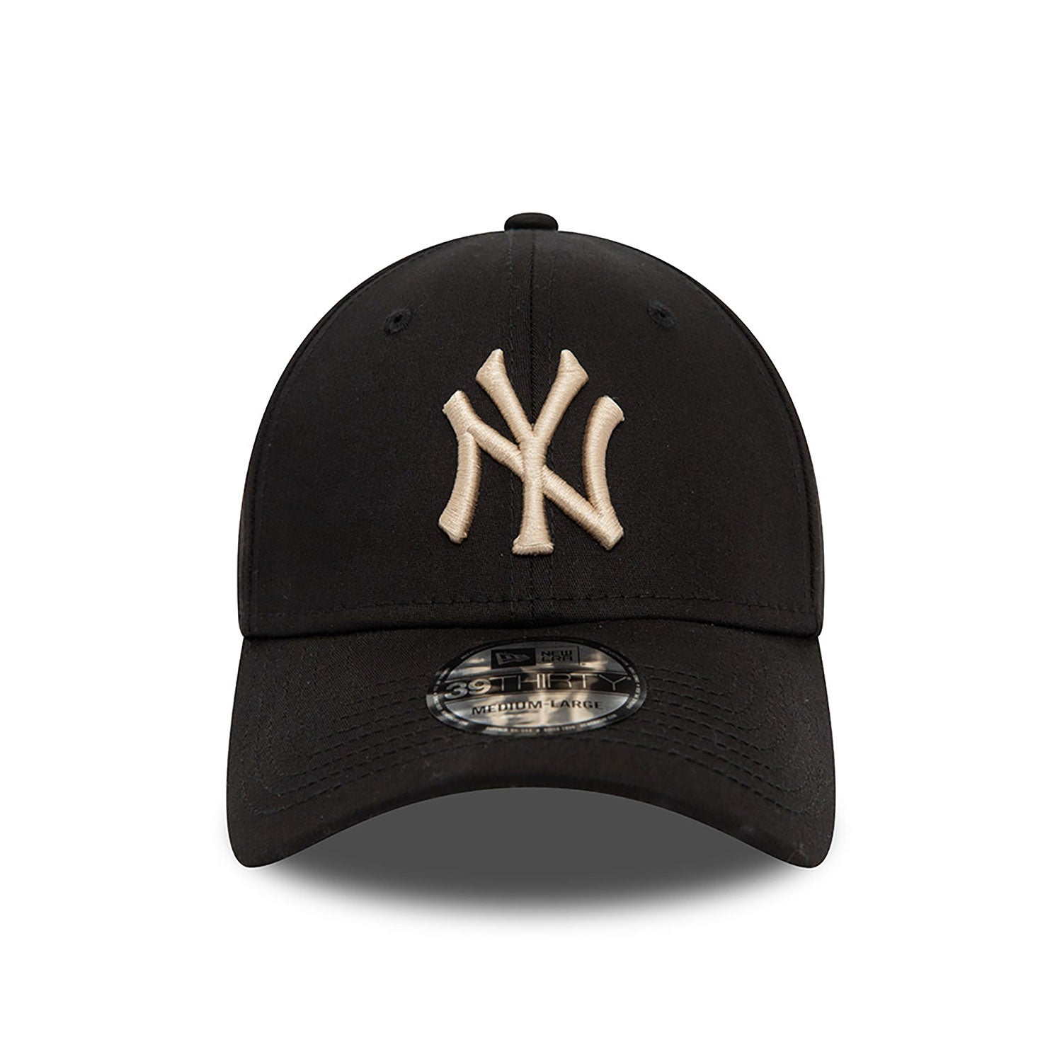 New Era New York Yankees League Essential 39THIRTY Stretch Fit Cap Black New Era New York Yankees League Essential 39THIRTY Stretch Fit Cap Black
