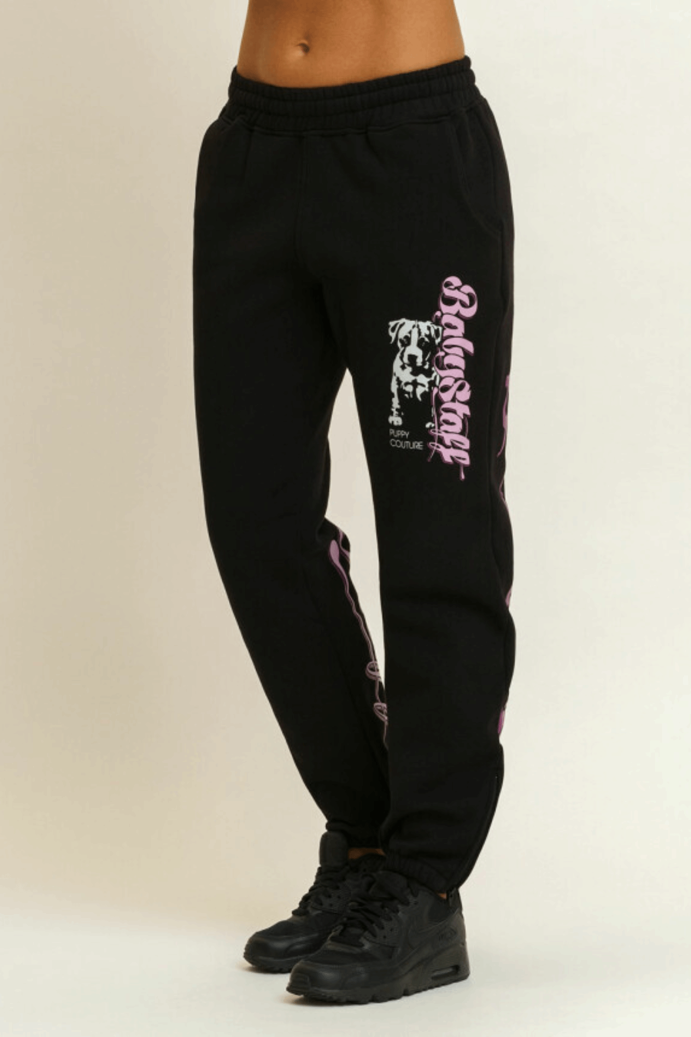 Babystaff Merah Sweattpants Black Babystaff Merah Sweattpants Black