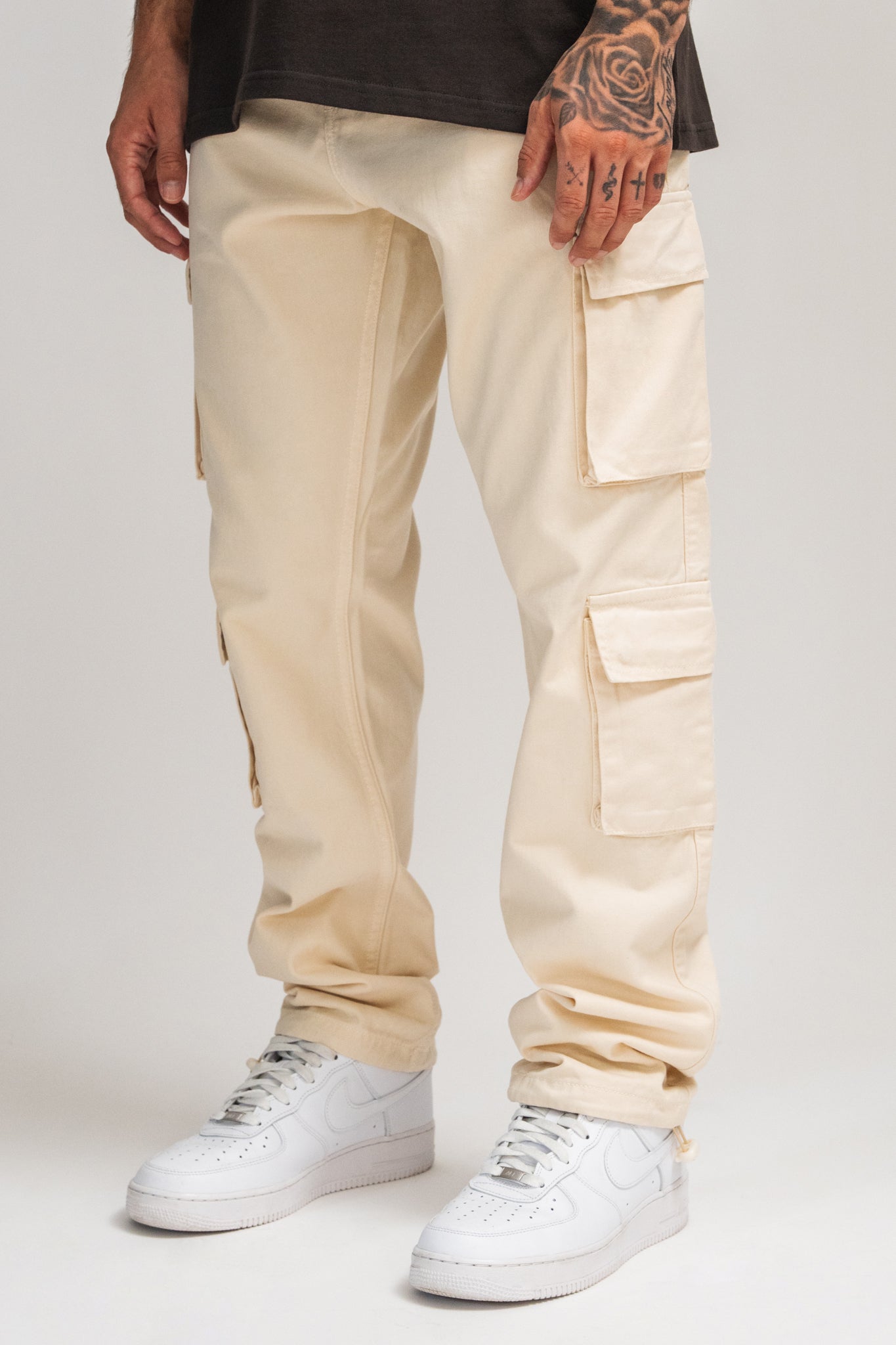 Dropsize Double Cargo Pant Beige Dropsize Double Cargo Pant Beige
