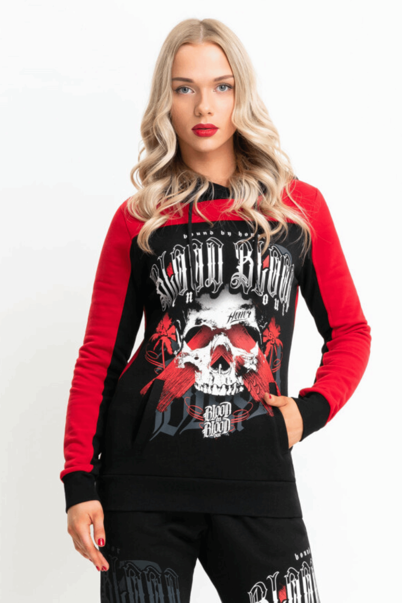 Blood In Blood Out Tesaja D-Hoodie Black Red