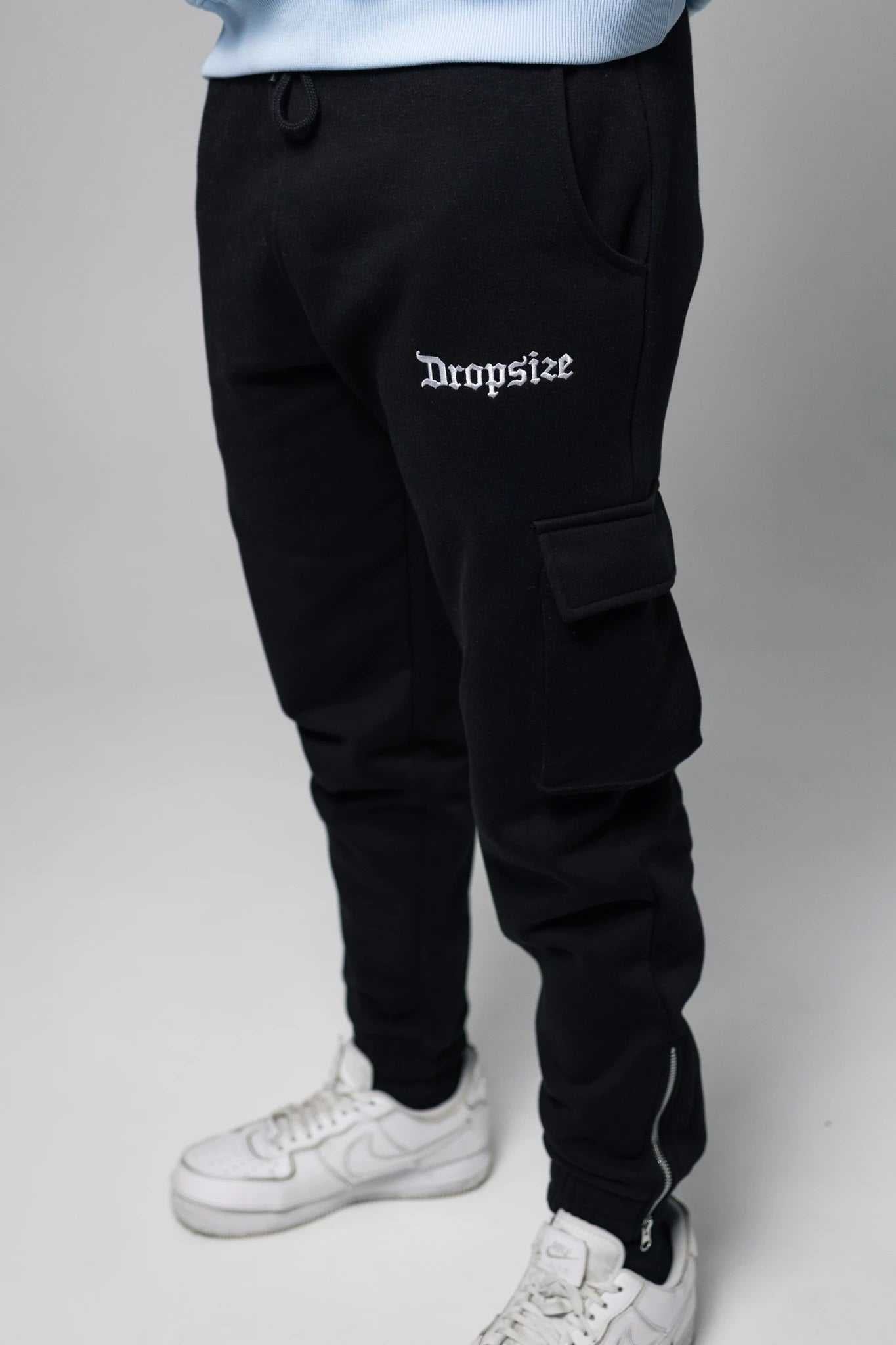 Dropsize Sweat Cargo Sweat Pant Black