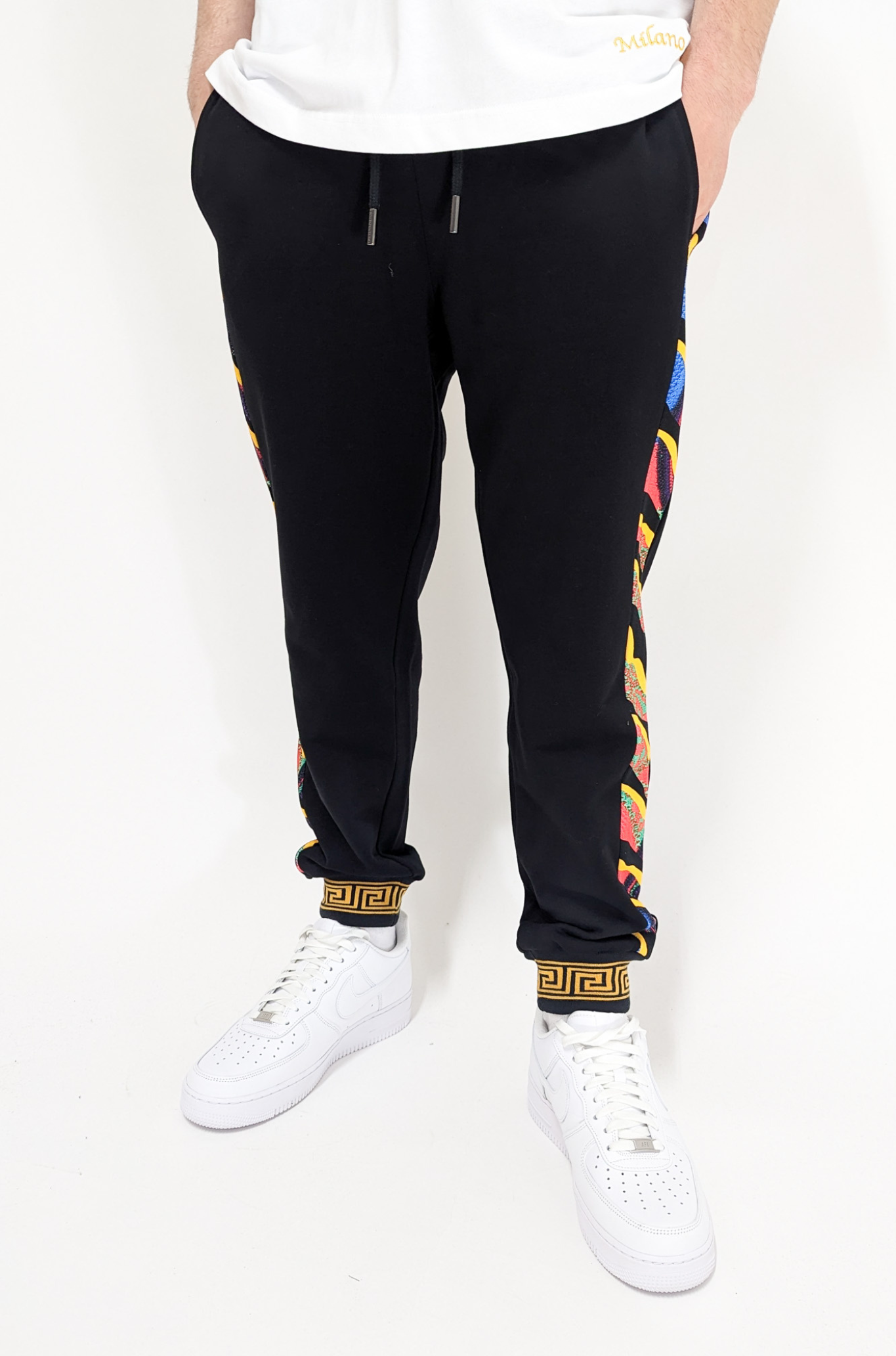 Carlo Colucci  Sweatpants Animal Detail Black Carlo Colucci  Sweatpants Animal Detail Black
