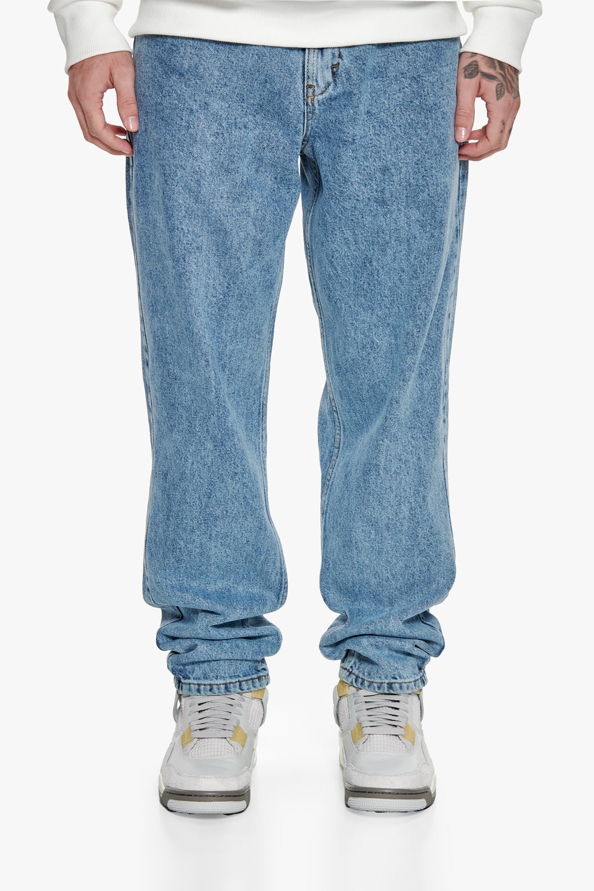 Dropsize Loose Fit Jeans Washed Light Blue Dropsize Loose Fit Jeans Washed Light Blue