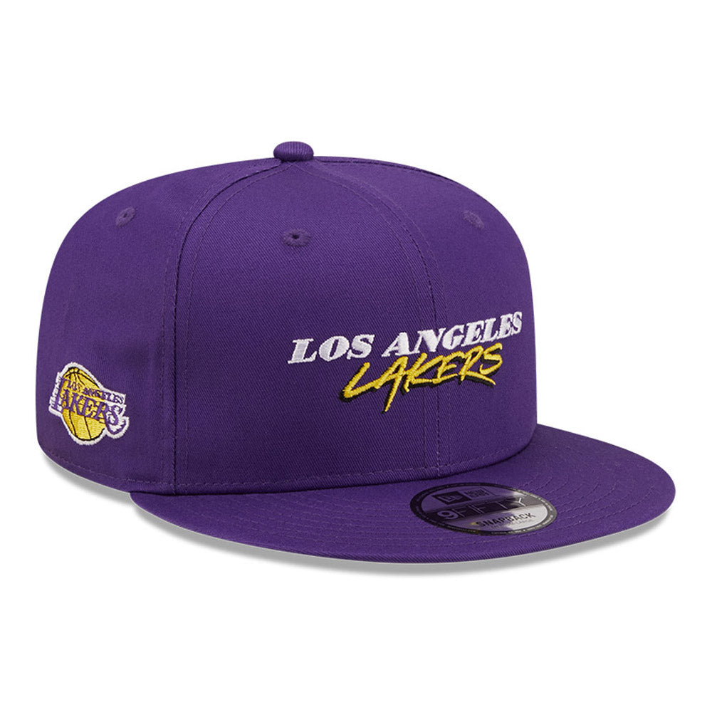 New Era LA Lakers 9FIFTY Stretch Snap Cap Purple New Era LA Lakers 9FIFTY Stretch Snap Cap Purple