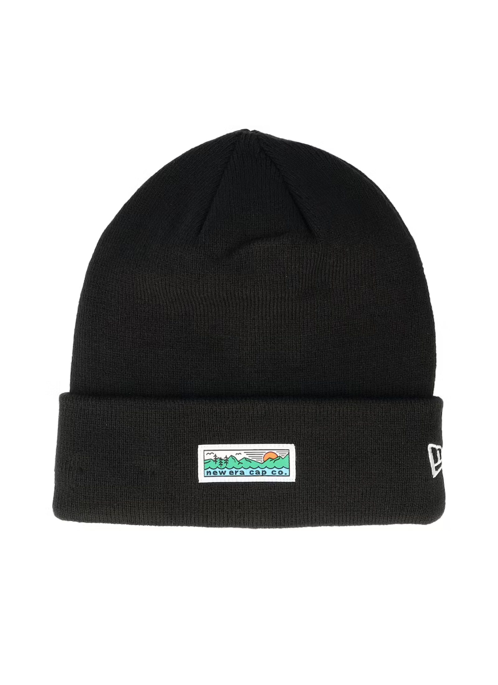 New Era Wintermütze Patch Beanie Black
