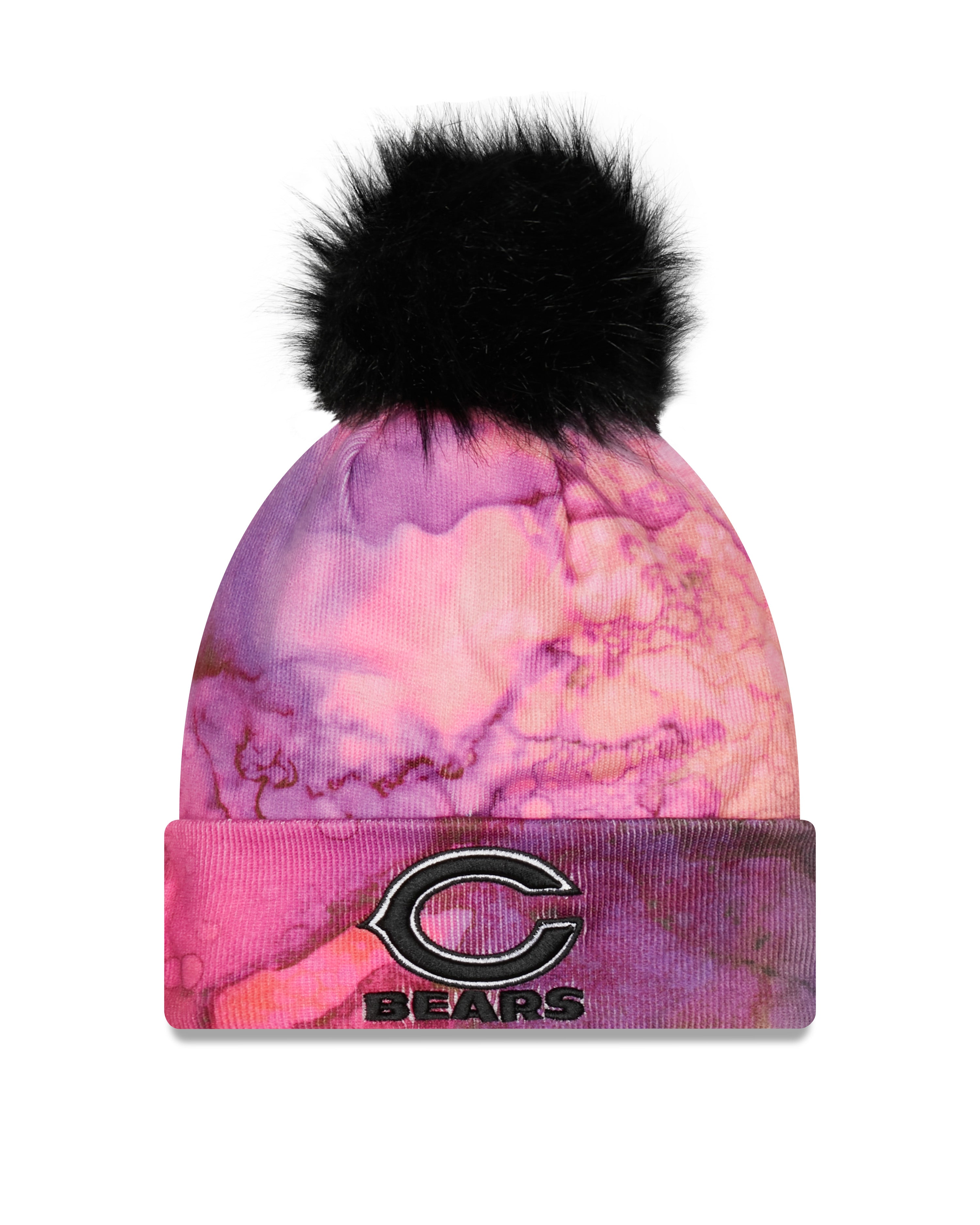 New Era NFL Chicago Bears Pom Knit Beanie Multicolor New Era NFL Chicago Bears Pom Knit Beanie Multicolor
