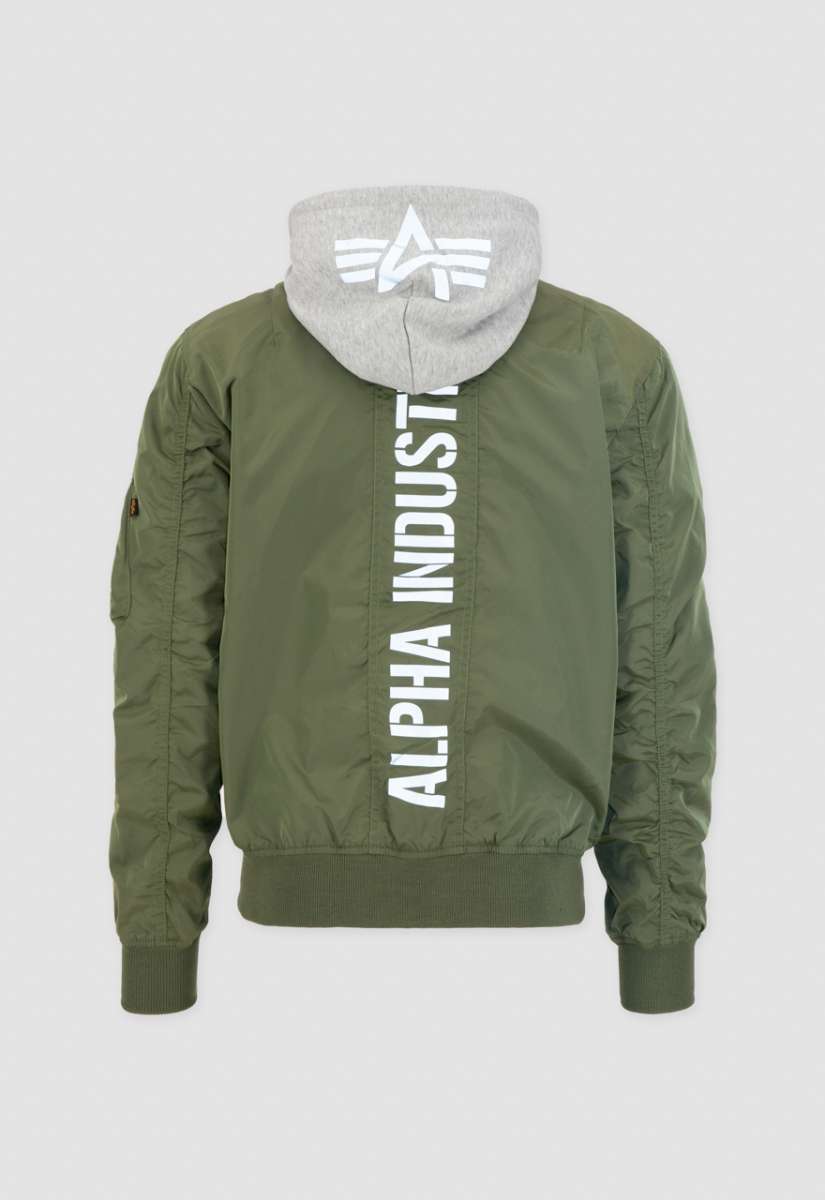Alpha Industries WInterjacke MA-1 TT Hood BP Ref. Green