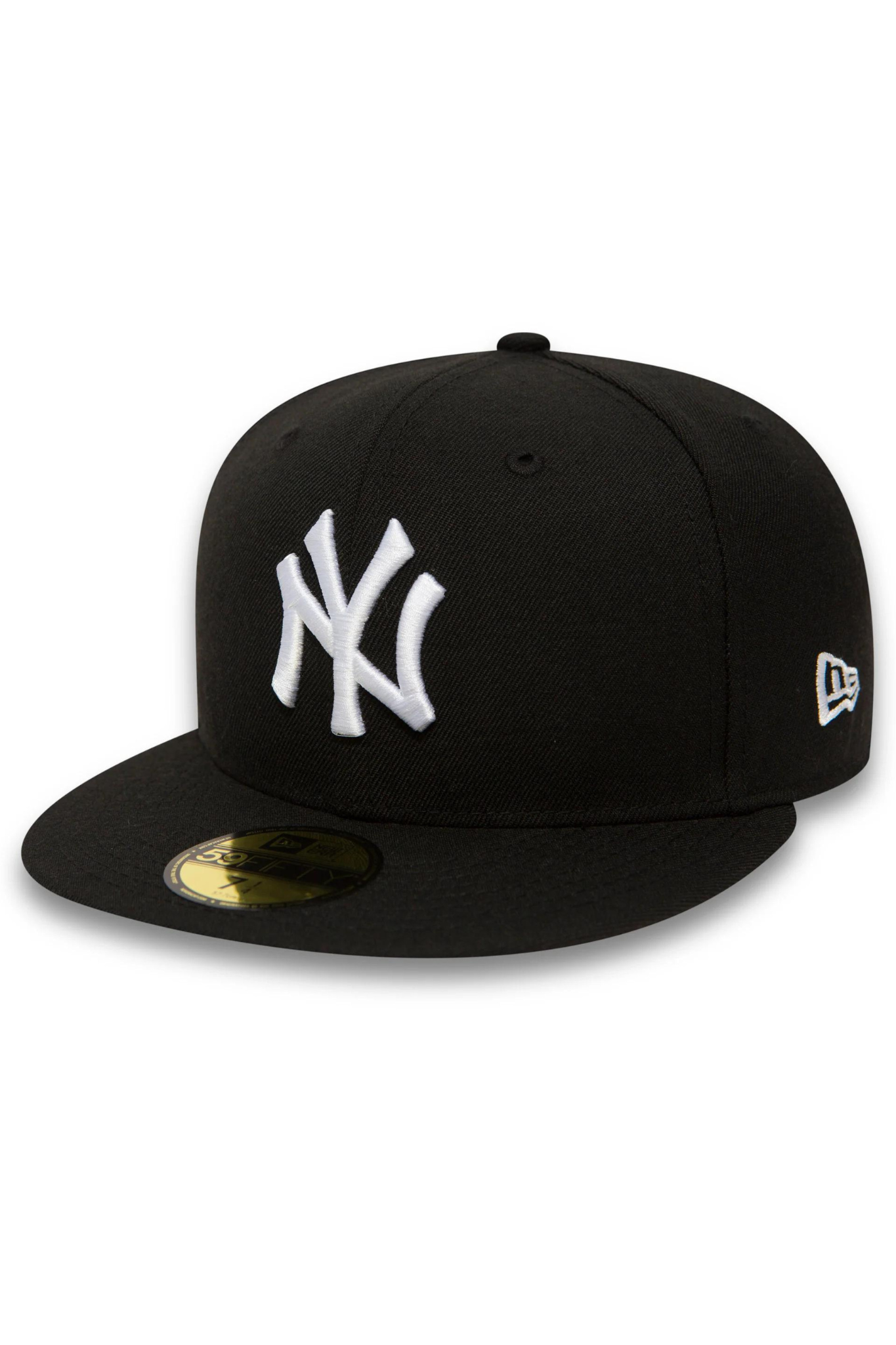 New Era New York Yankees Essential 59FIFTY Fitted Cap Black/White New Era New York Yankees Essential 59FIFTY Fitted Cap Black/White