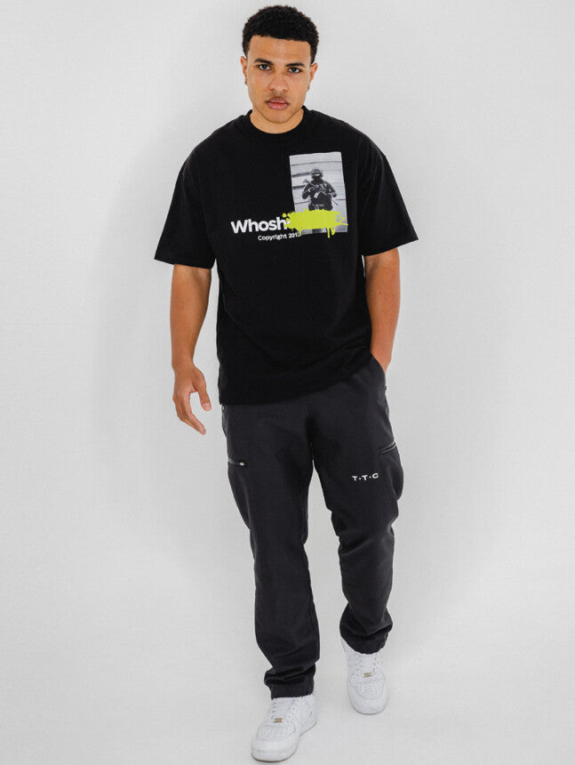 Who Shot Ya Ya Copy Oversize T-Shirt Black Who Shot Ya Ya Copy Oversize T-Shirt Black