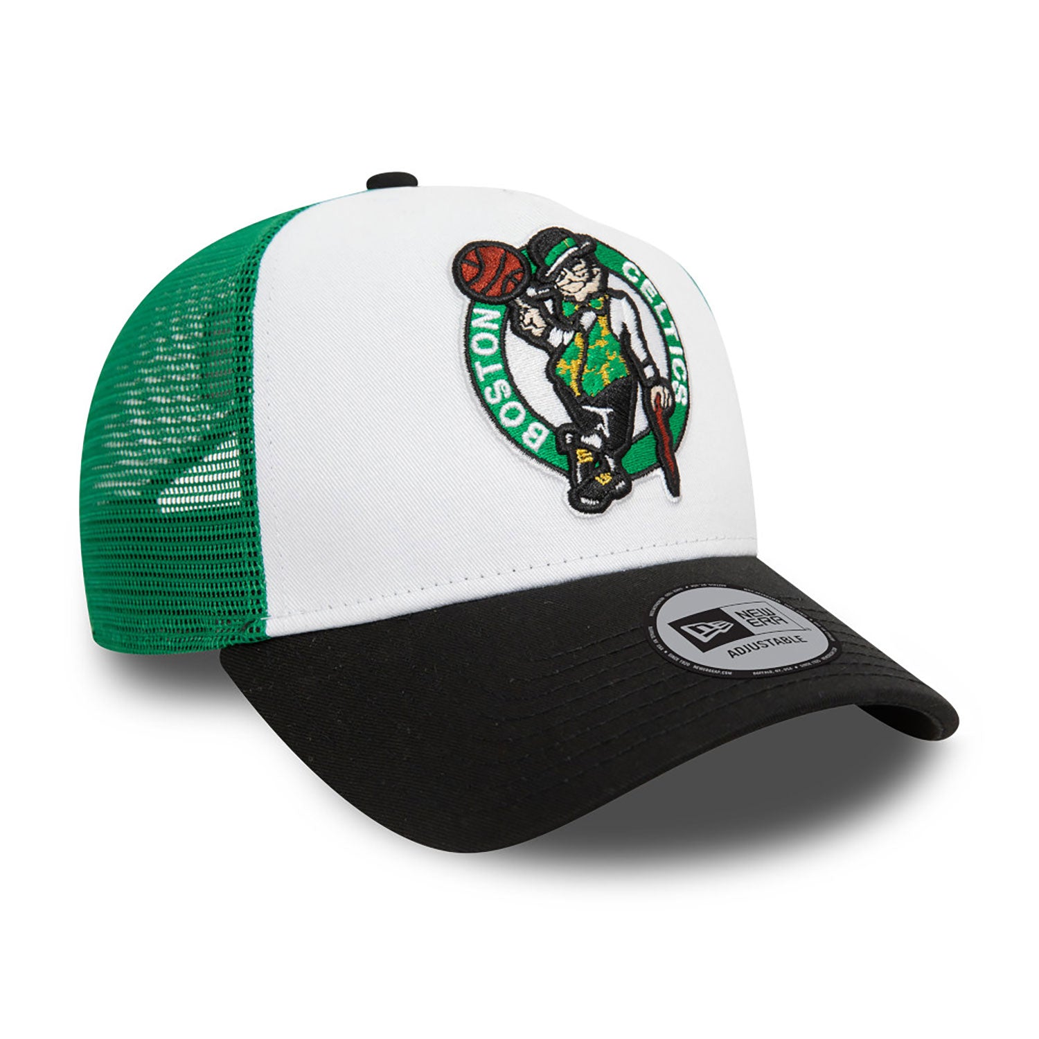 New Era Boston Celtics NBA 9FORTY A-Frame Trucker Cap Black New Era Boston Celtics NBA 9FORTY A-Frame Trucker Cap Black