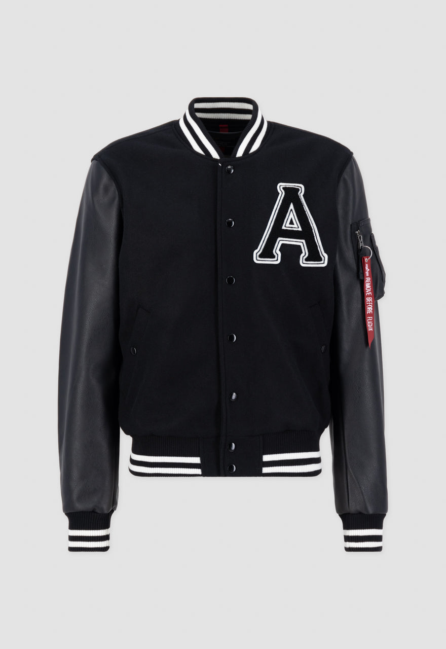 Alpha Industries PU College Jacke Black