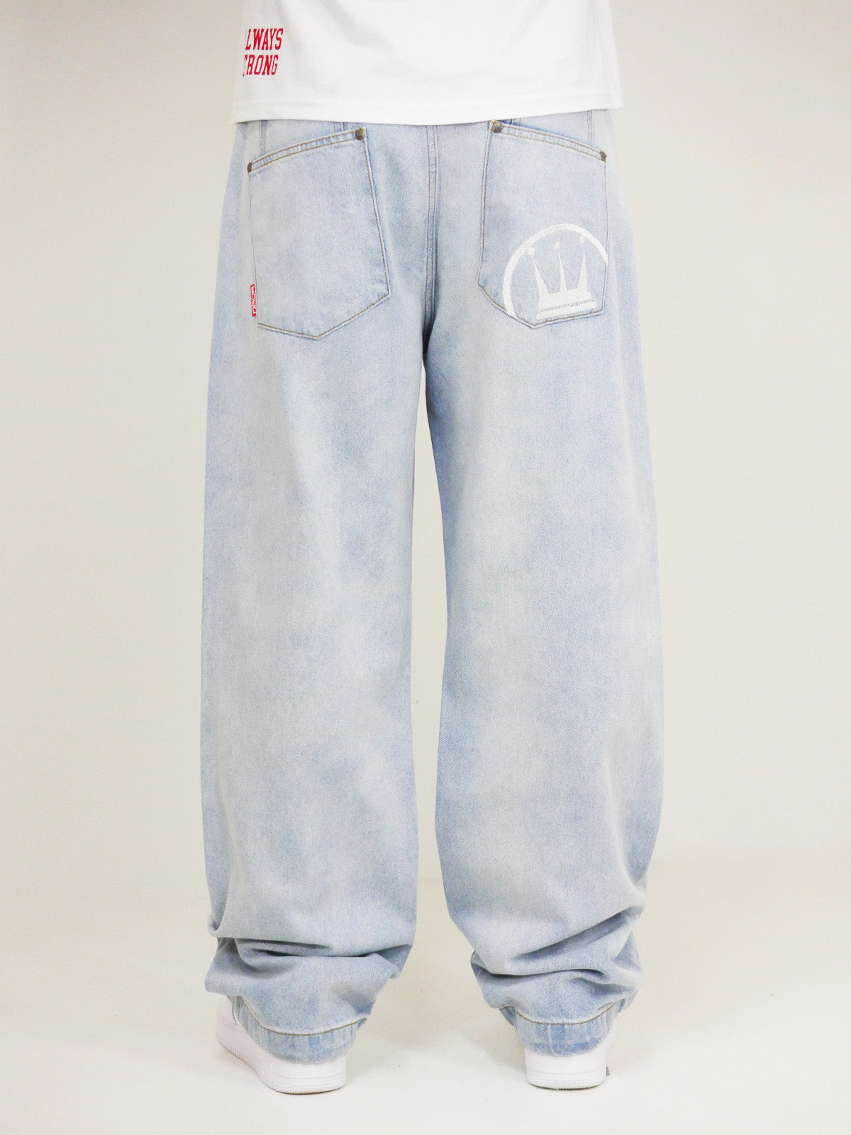 DADA Supreme Freedom Baggy Fit Jeans Ice Blue
