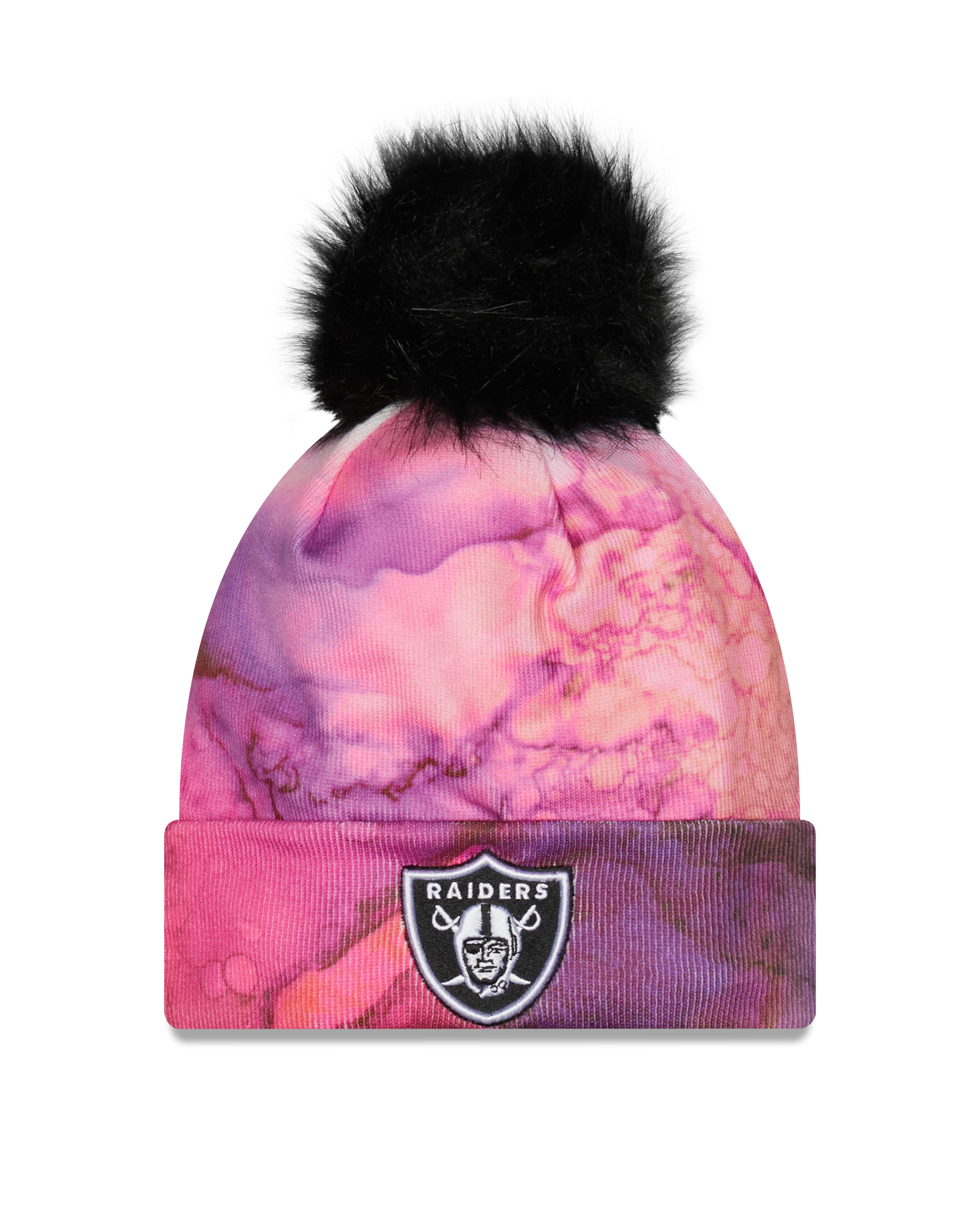 New Era NFL Las Vegas Raiders Pom Knit Beanie Multicolor