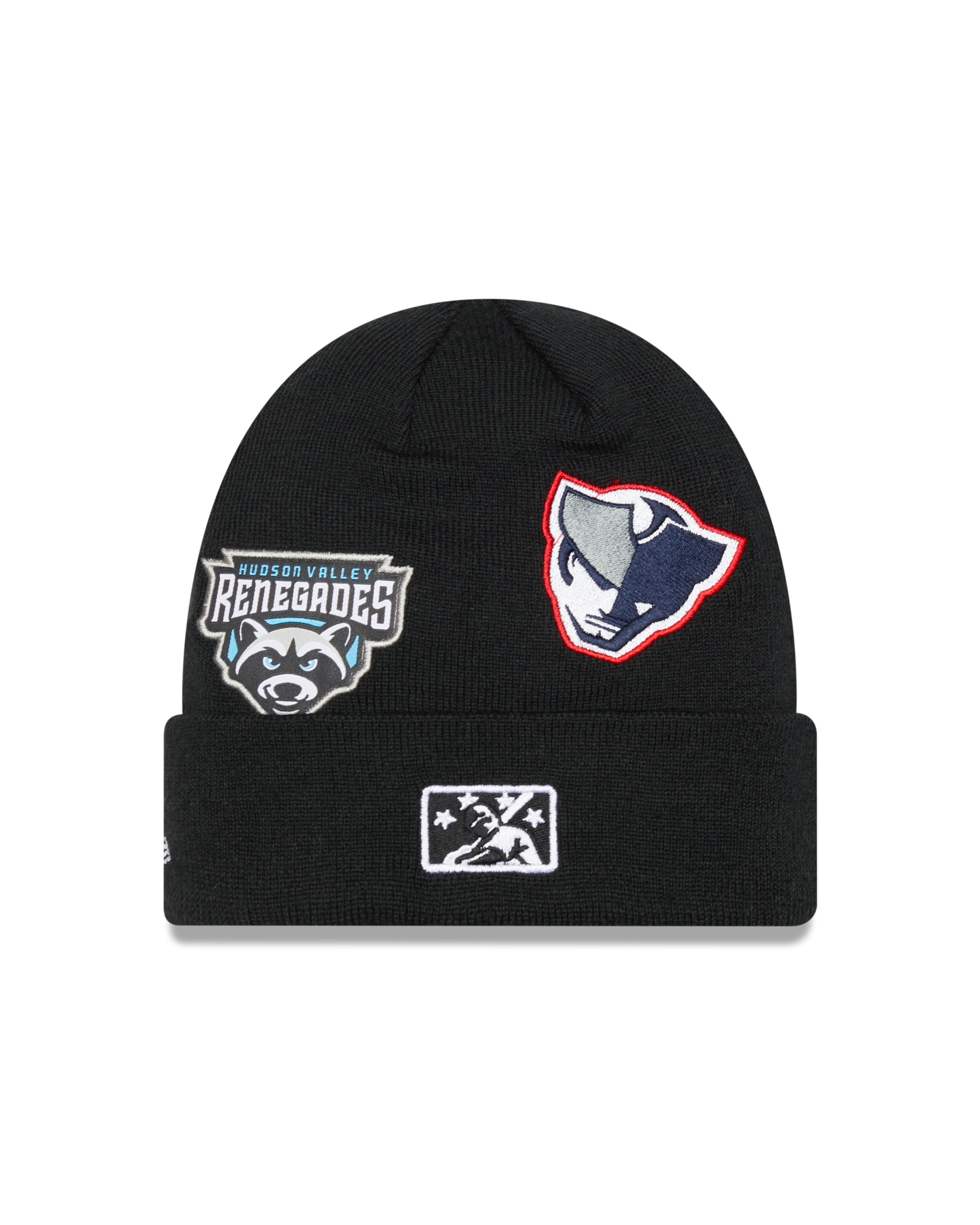 New Era Baseball Hudson Renegades Knit Beanie Black New Era Baseball Hudson Renegades Knit Beanie Black