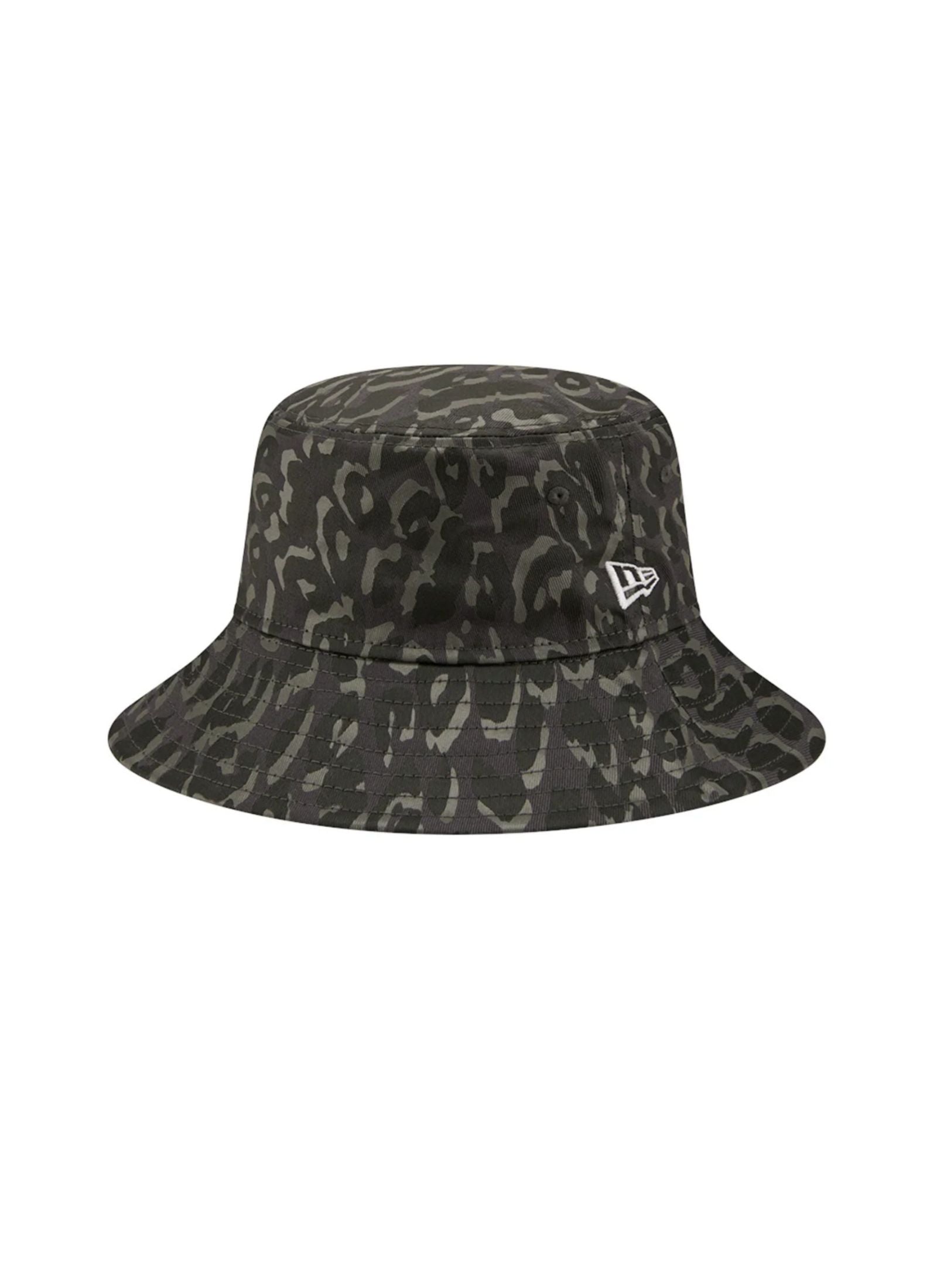 New Era Patterned Tapered Bucket Hat Grey/Black New Era Patterned Tapered Bucket Hat Grey/Black