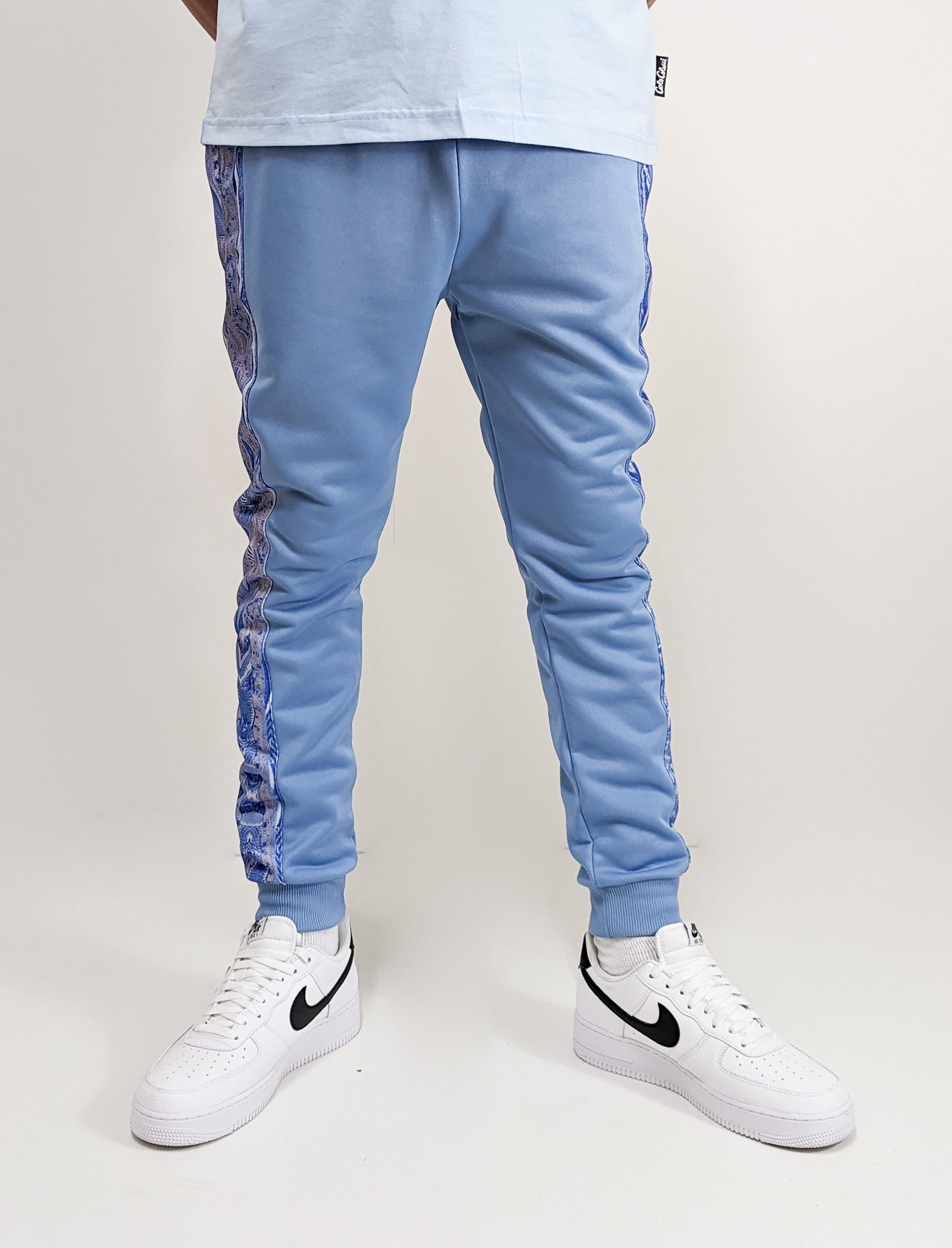 Carlo Colucci Cargo Sweatpants Blue Carlo Colucci Cargo Sweatpants Blue